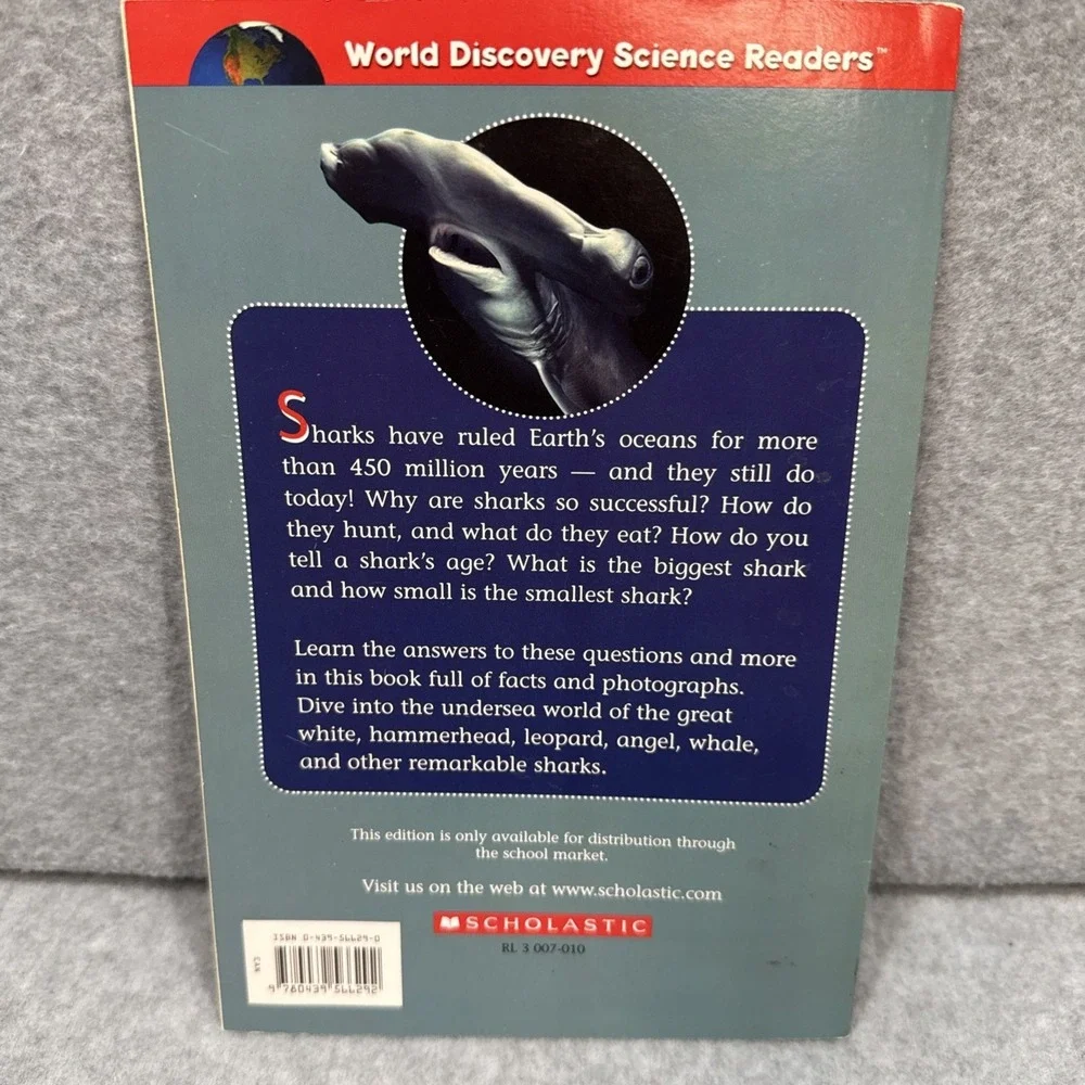 Sharks! by Michael Candelaria;‎ World Discovery Science Readers Homeschool Shark